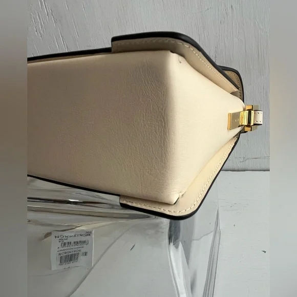 MARNI Mini Trunkaroo Leather Shoulder Bag- Off White - Picture 8 of 14